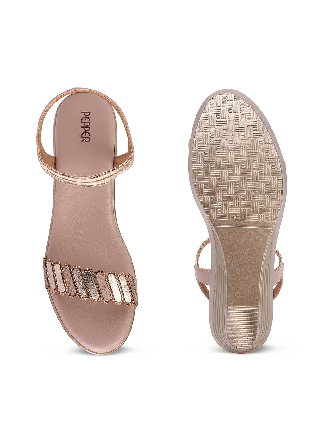 Classic Ankle Strap Wedge Sandals