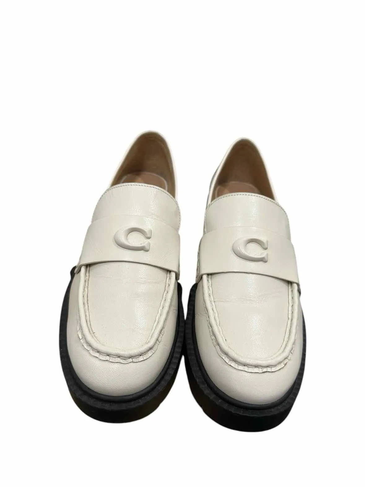 Coach Shoe Size 8 Bone Loafers
