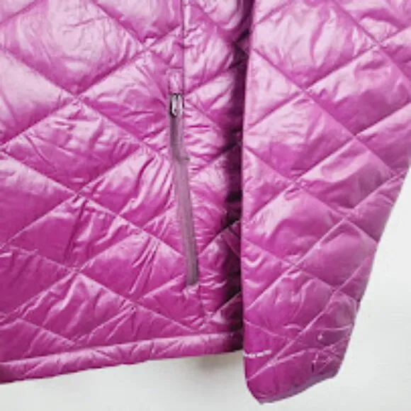 Columbia Women's Purple Trask Mountain 650 Turbodown Winter Puffer Jacket  Sz L