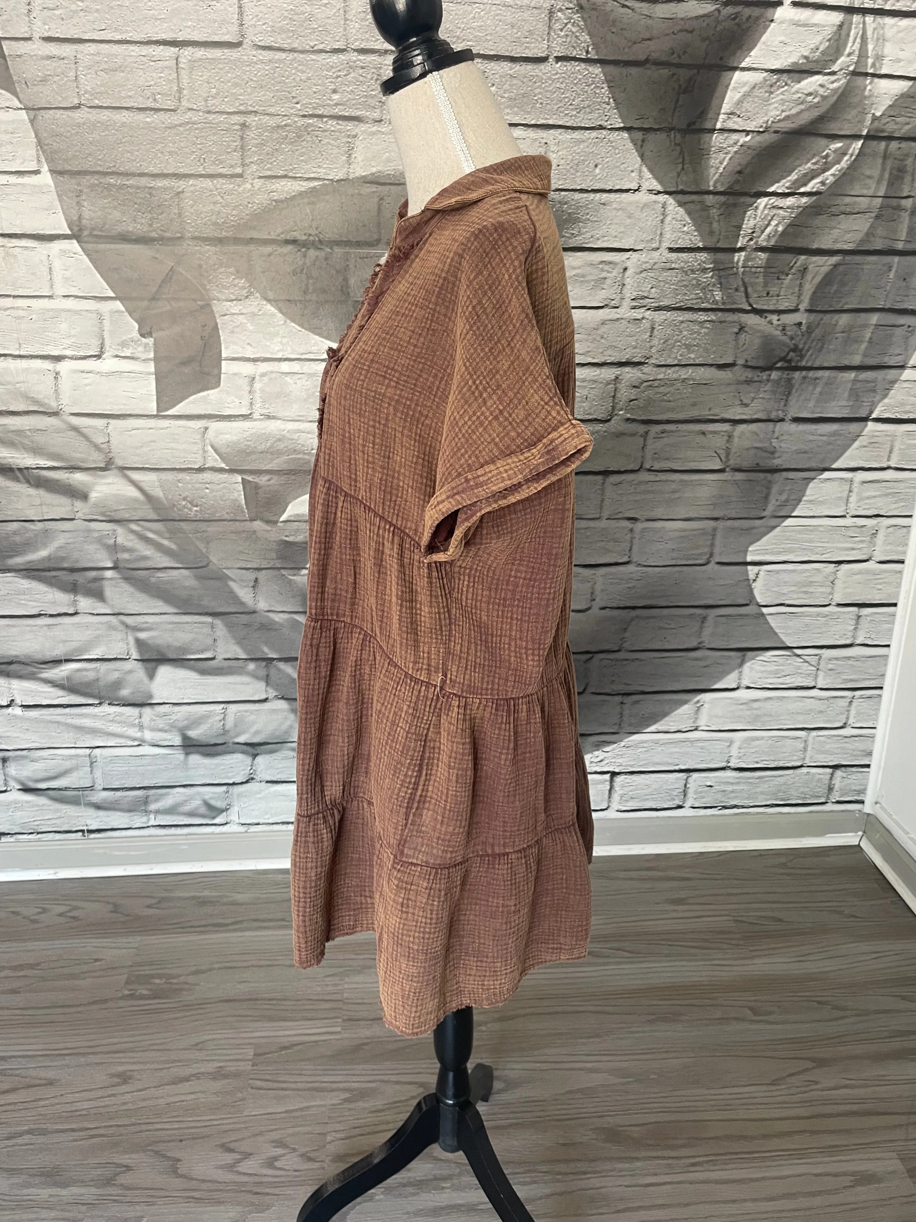 Connie Dress in Chocolate