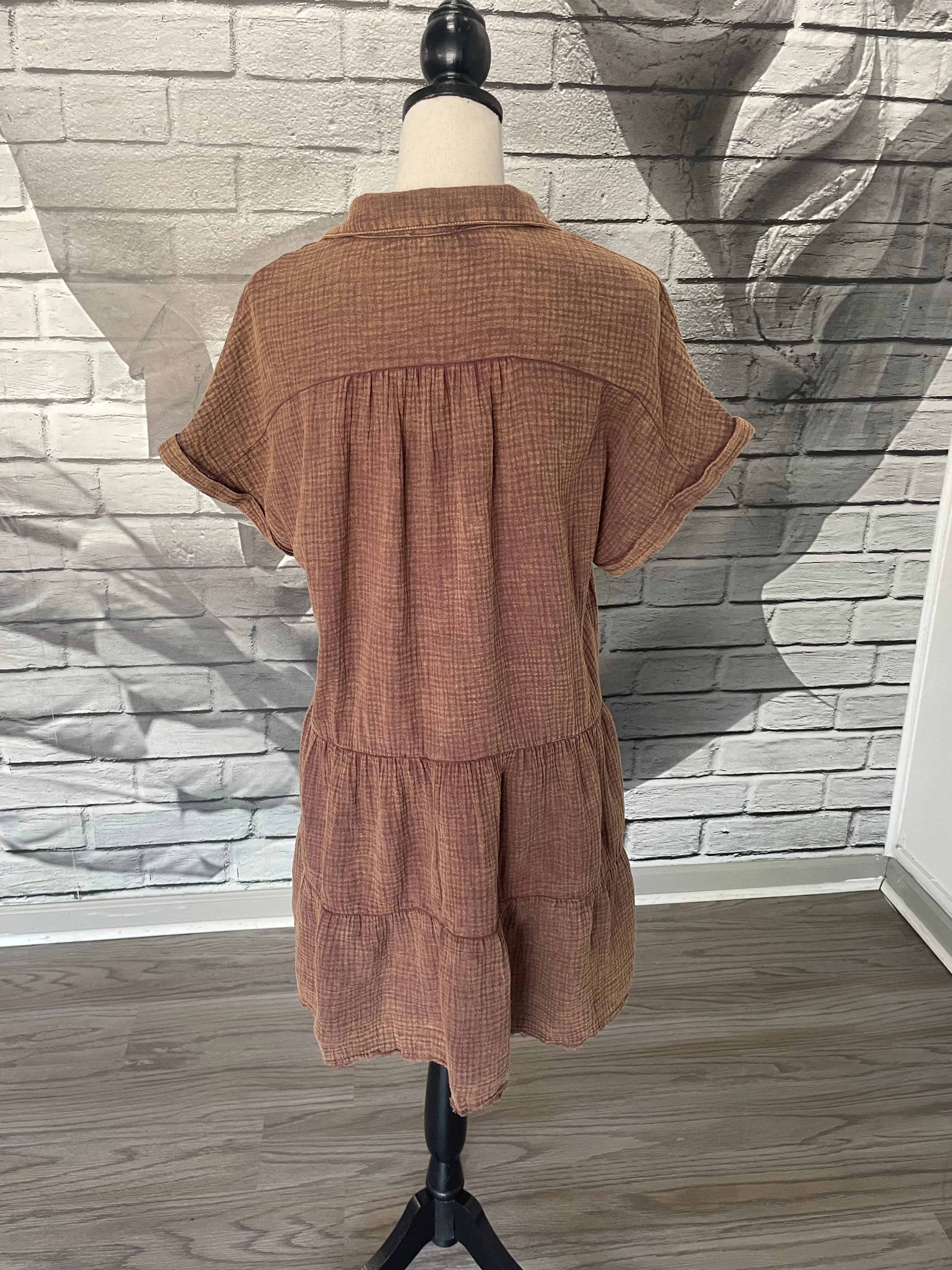 Connie Dress in Chocolate