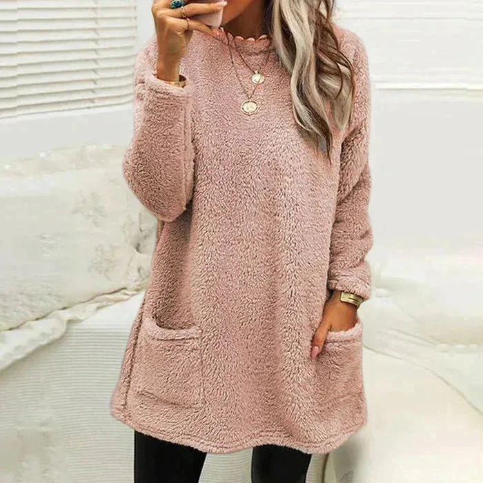 Cozy Haven™ | Women's Warm Knit Sweater | Soft Fabric, Relaxed Fit & Breathable Design