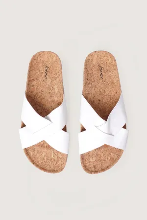 Criss Cross Strap Double Sliders