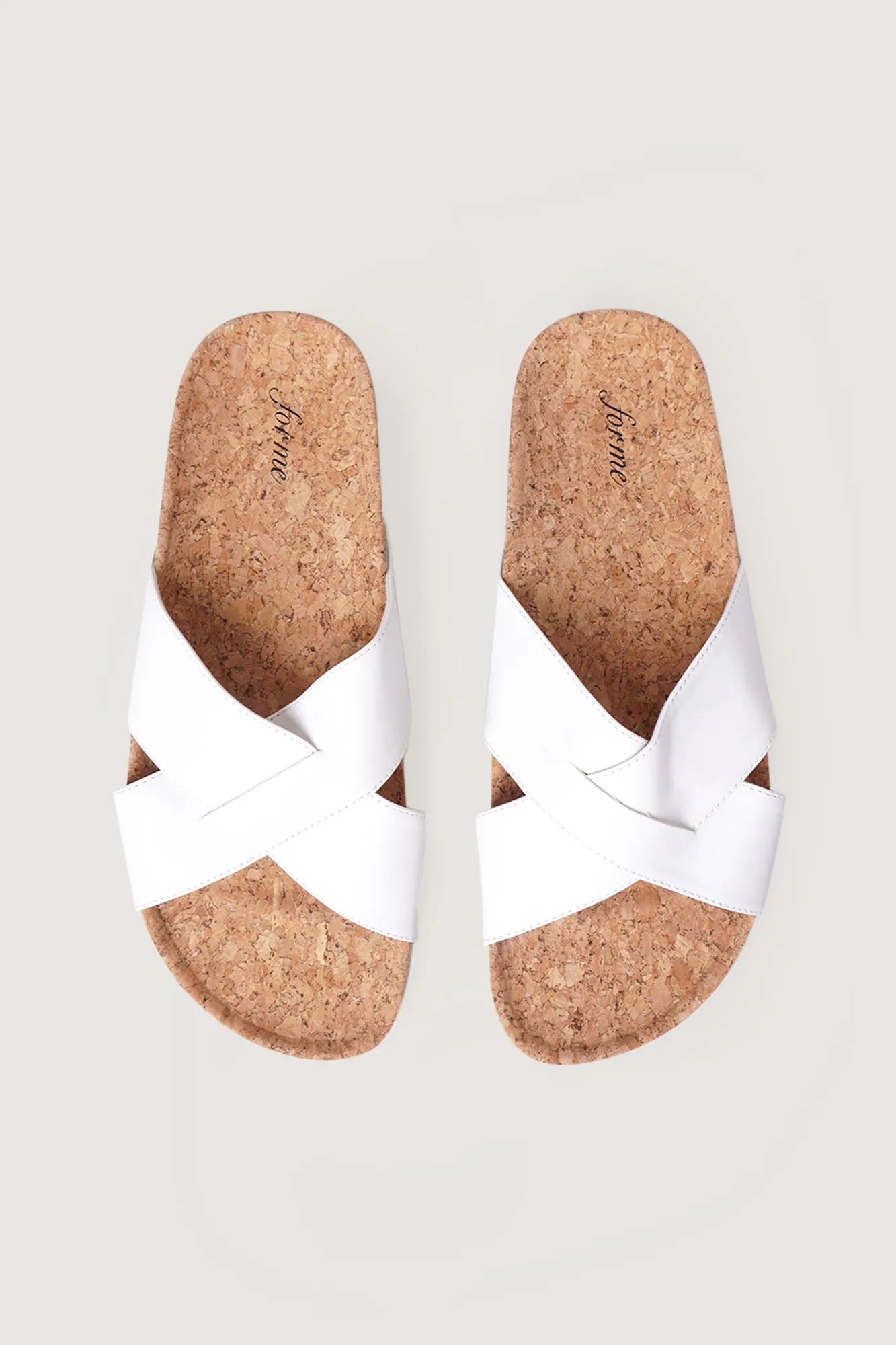 Criss Cross Strap Double Sliders