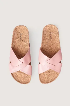 Criss Cross Strap Double Sliders