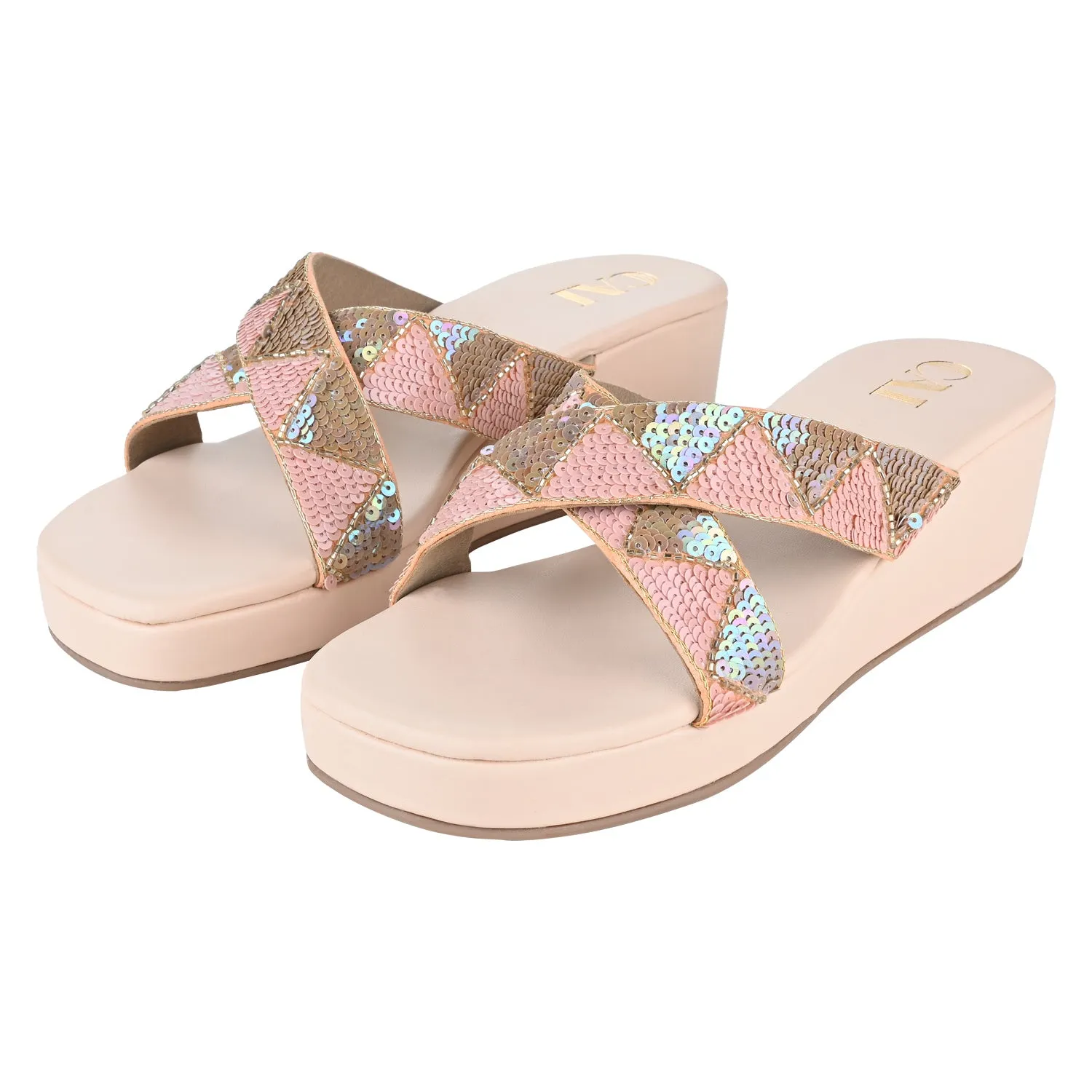 Cross Sparkler Wedges