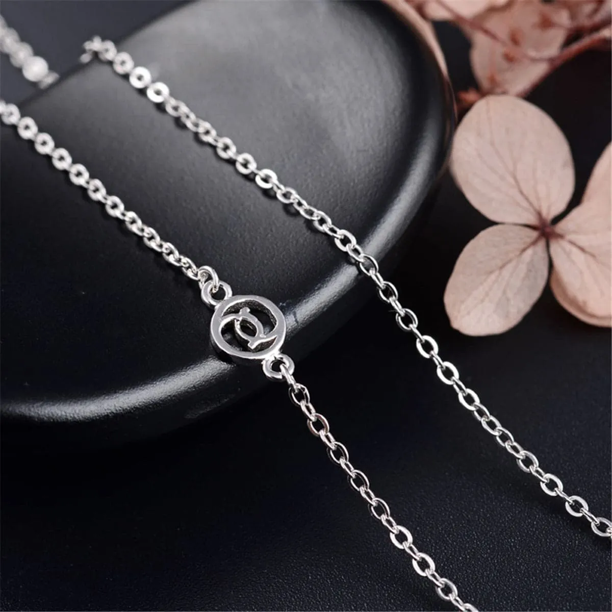 Cubic Zirconia & Sterling Silver Geometric Beehive Pendant Necklace