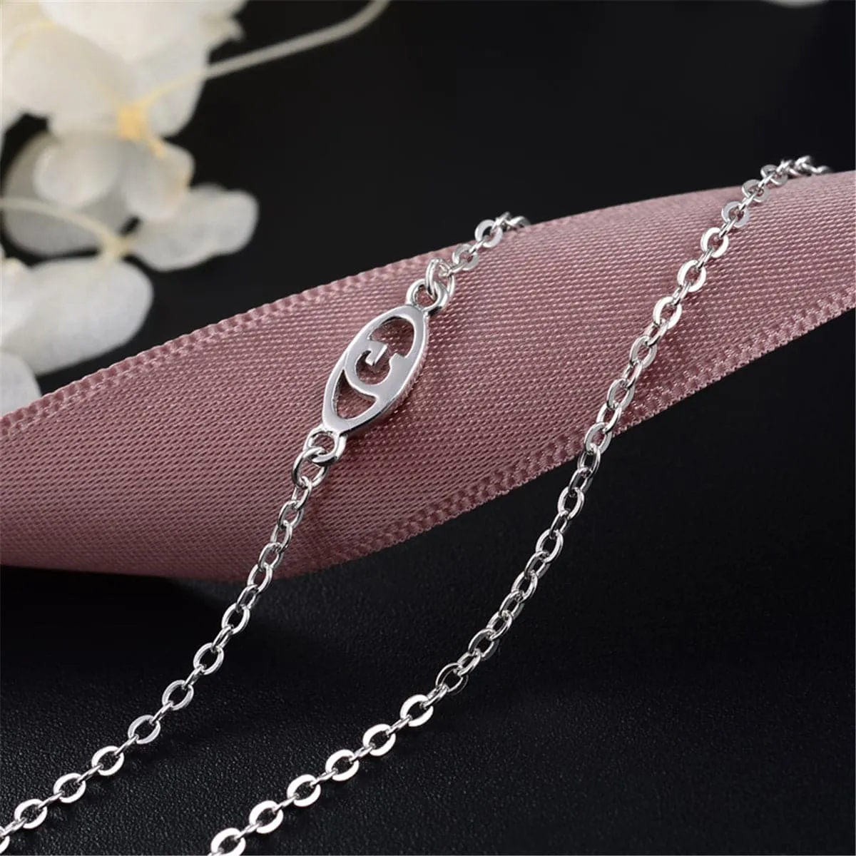 Cubic Zirconia & Sterling Silver Maze Pendant Necklace