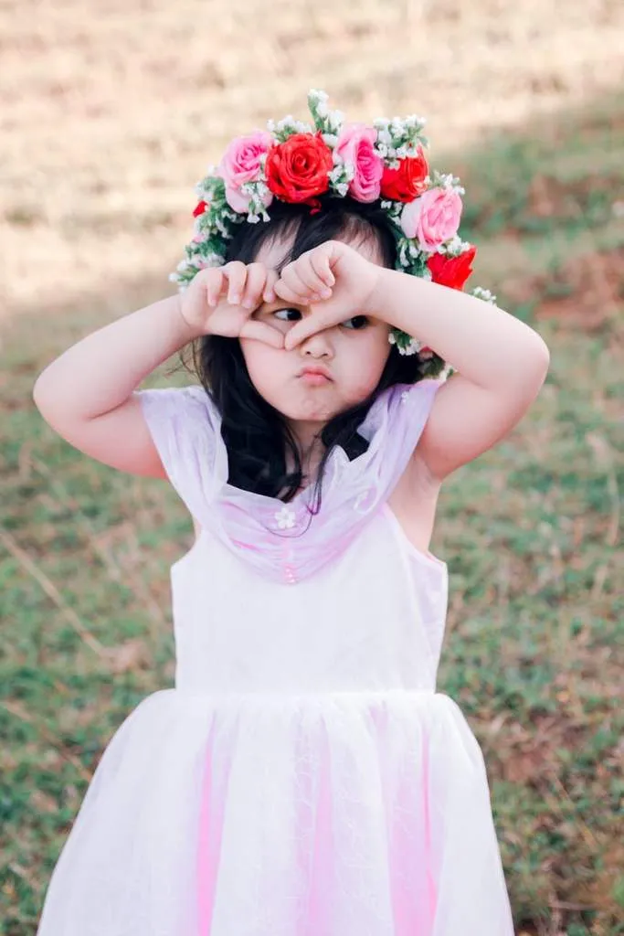 Cute A-line Off-shoulder Floor Length Tulle Sleeveless Flower Girl Dresses OHR037
