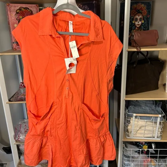 Daily Practice Orange Women's Top