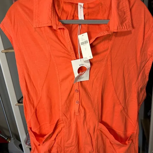 Daily Practice Orange Women's Top