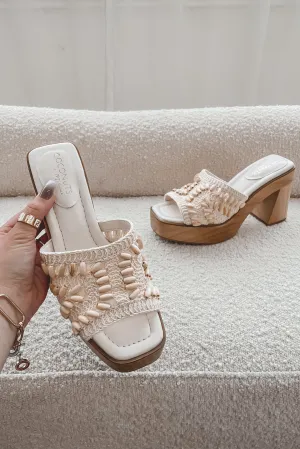 DEAL The Beach Made Me Do It Natural Platform Heel