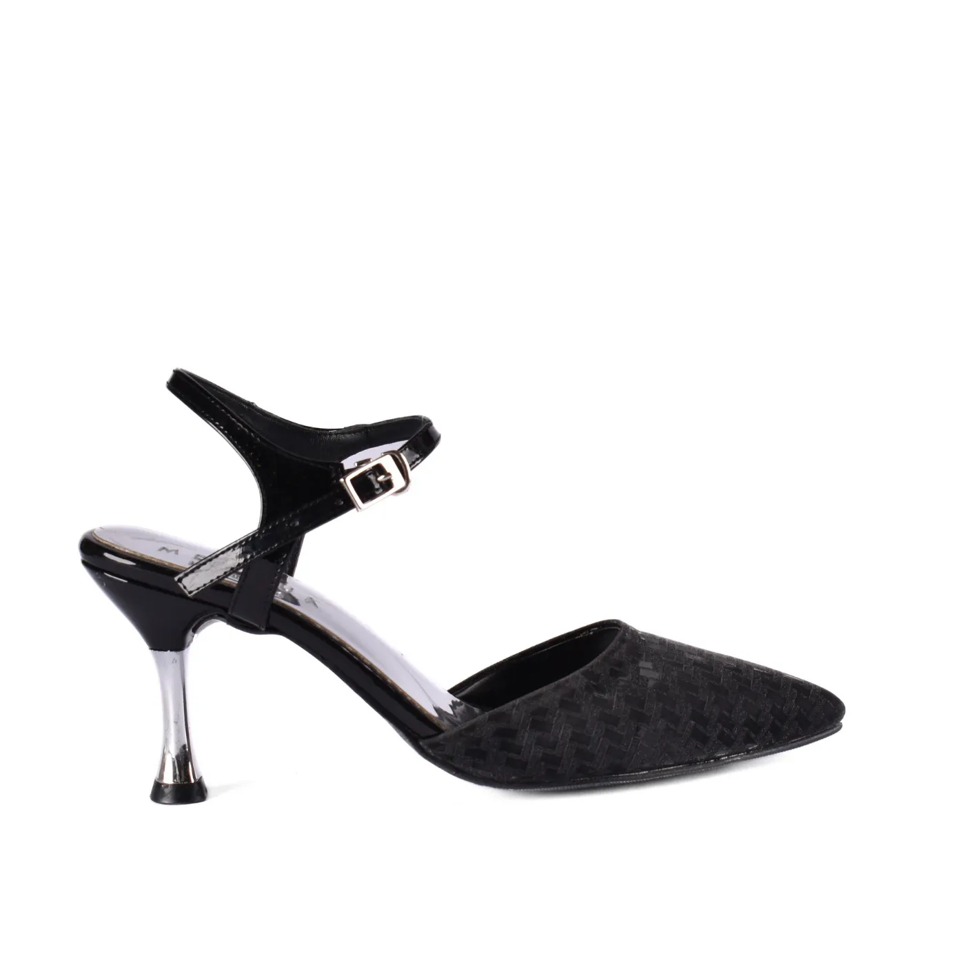 Decorative Pearls Pointed High Heels