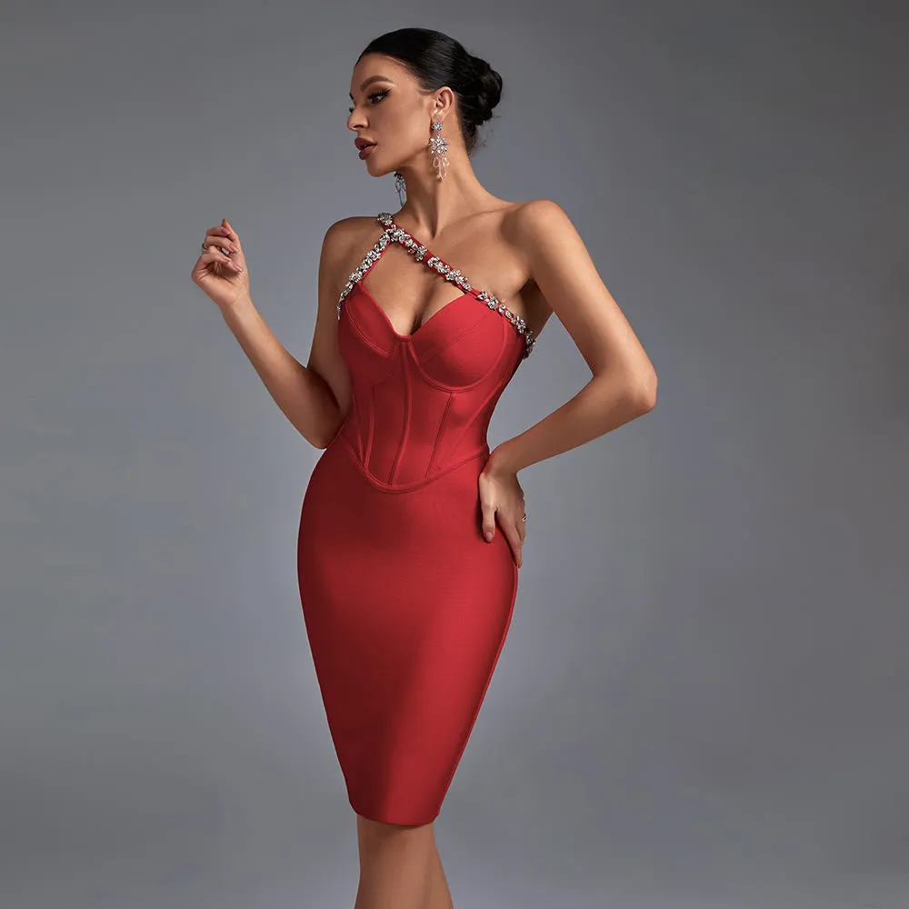 Diamond Dress Sleeveless Bodycon