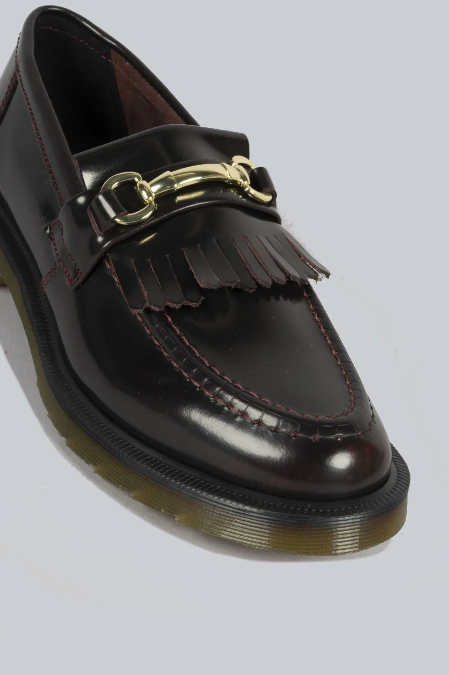 DR MARTENS ADRIAN SNAFFLE SMOOTH LEATHER KILTIE LOAFERS