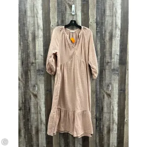Dress Casual Maxi By Cme In Rose Gold, Size: S