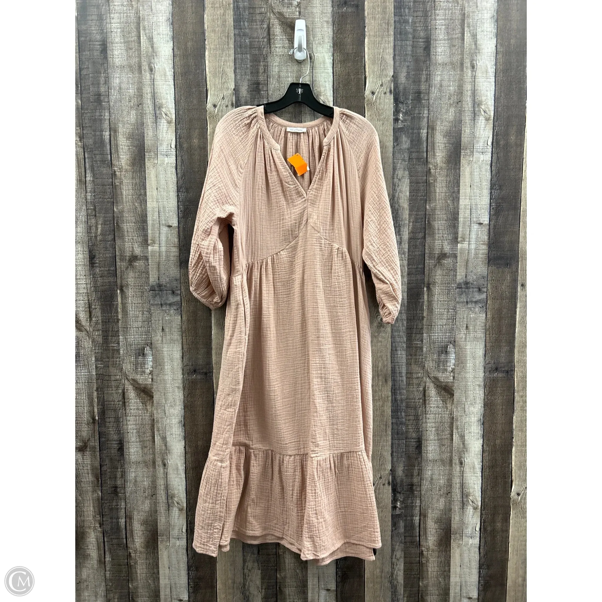 Dress Casual Maxi By Cme In Rose Gold, Size: S