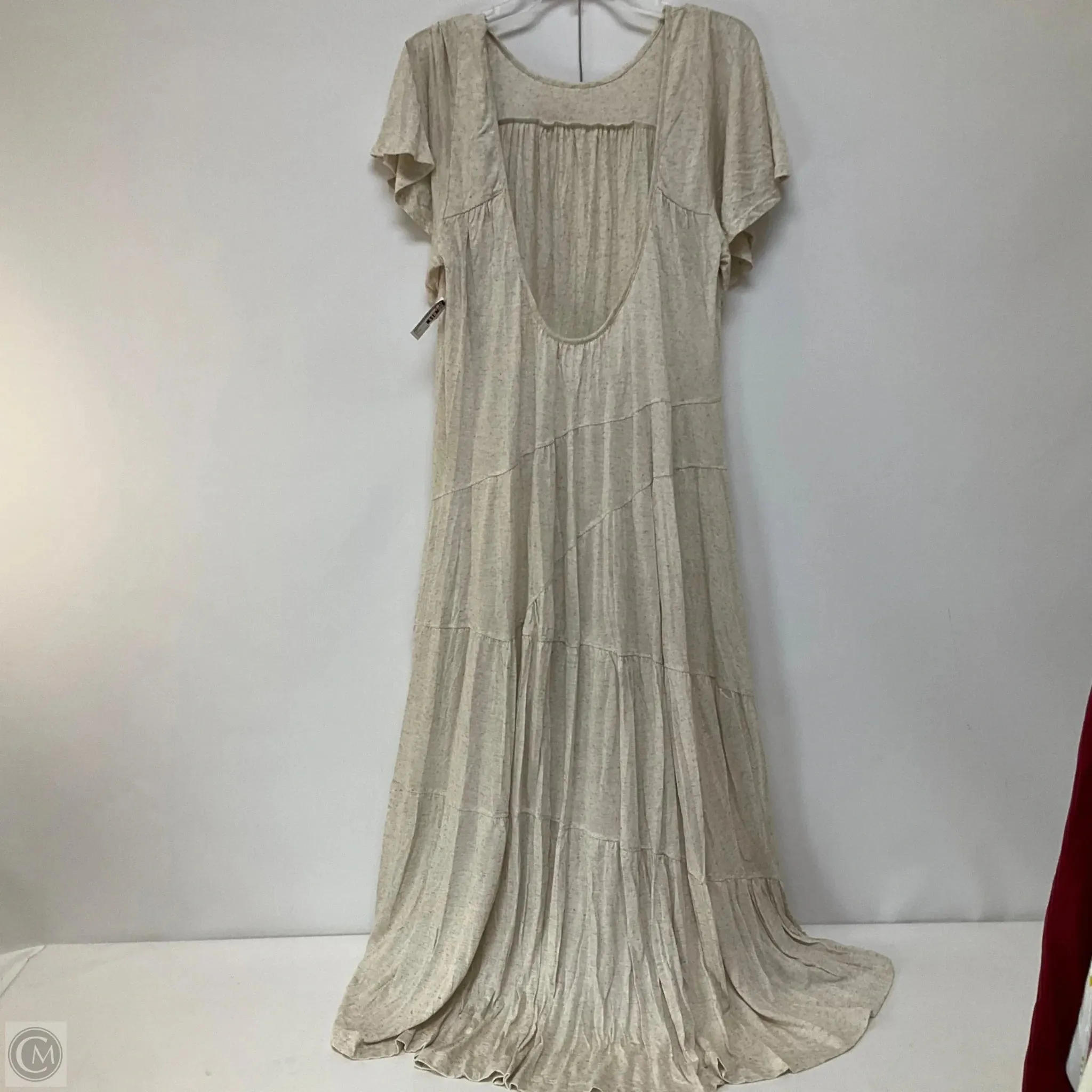 Dress Casual Maxi By Free People In Tan, Size: M