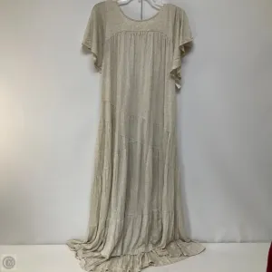 Dress Casual Maxi By Free People In Tan, Size: M
