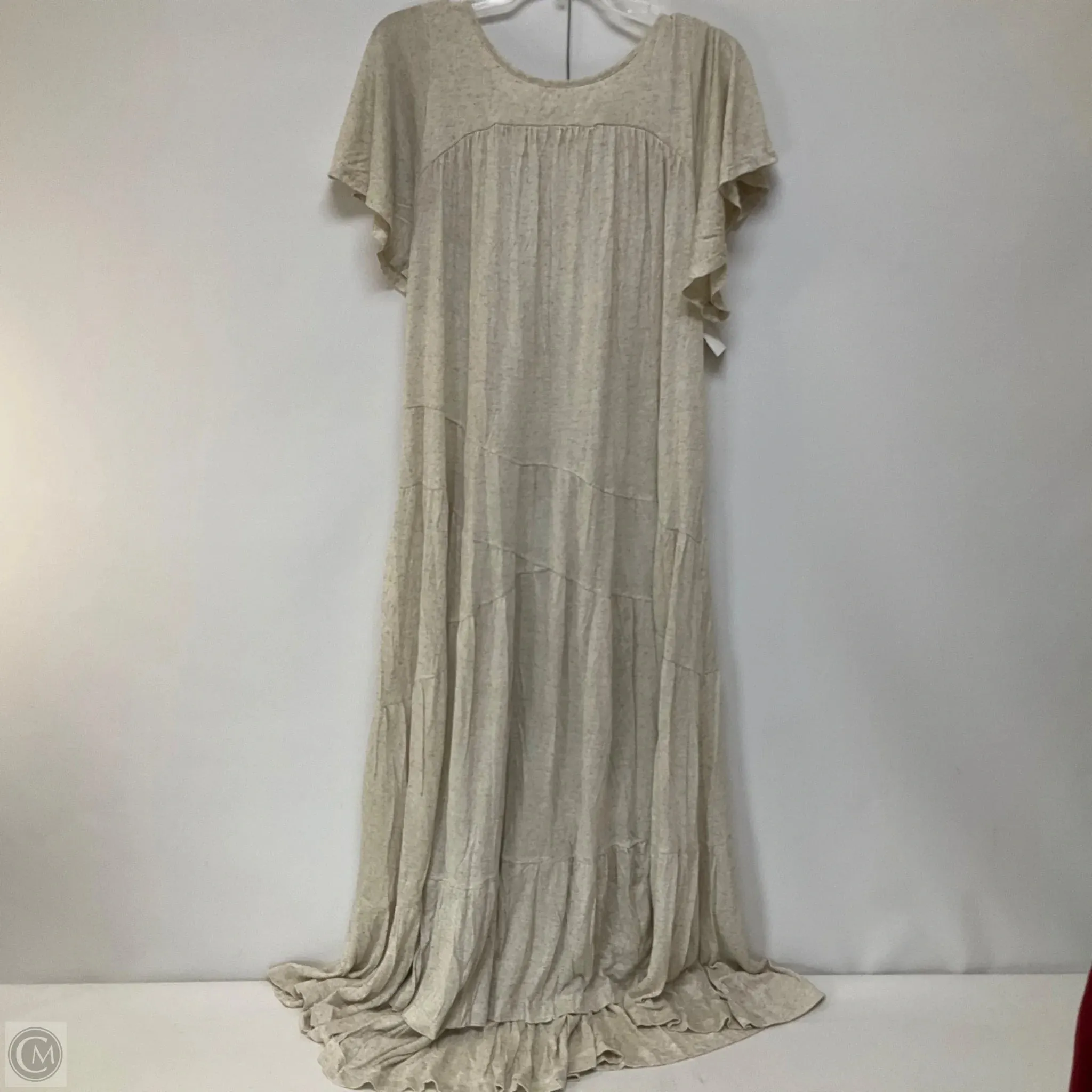 Dress Casual Maxi By Free People In Tan, Size: M