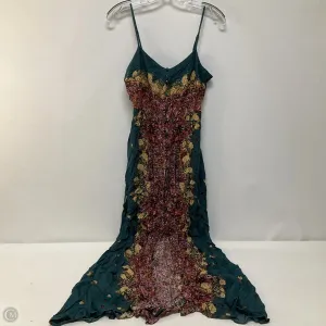 Dress Casual Maxi By Free People In Teal, Size: Xs