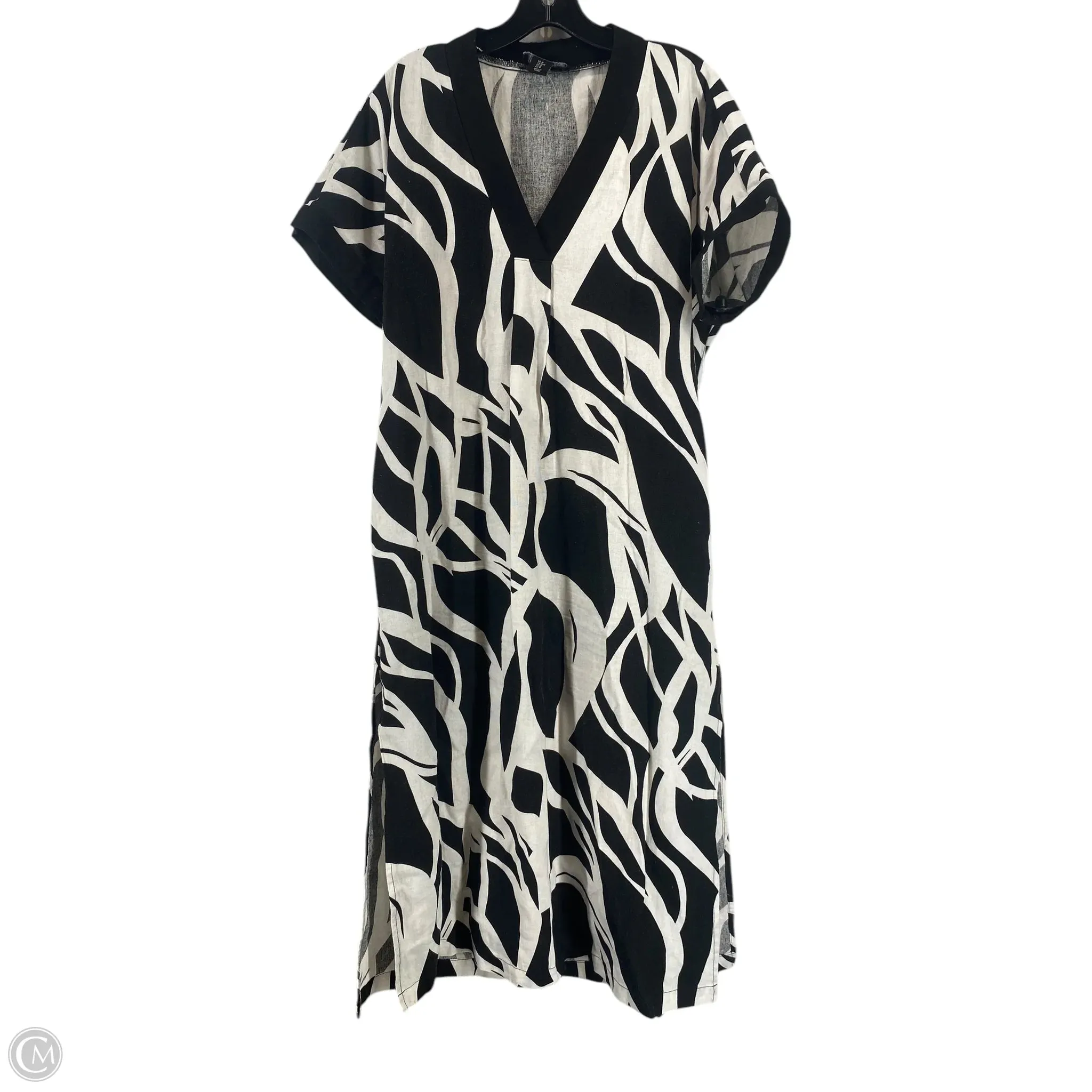 Dress Casual Maxi By Rachel Zoe In Black & White, Size: M