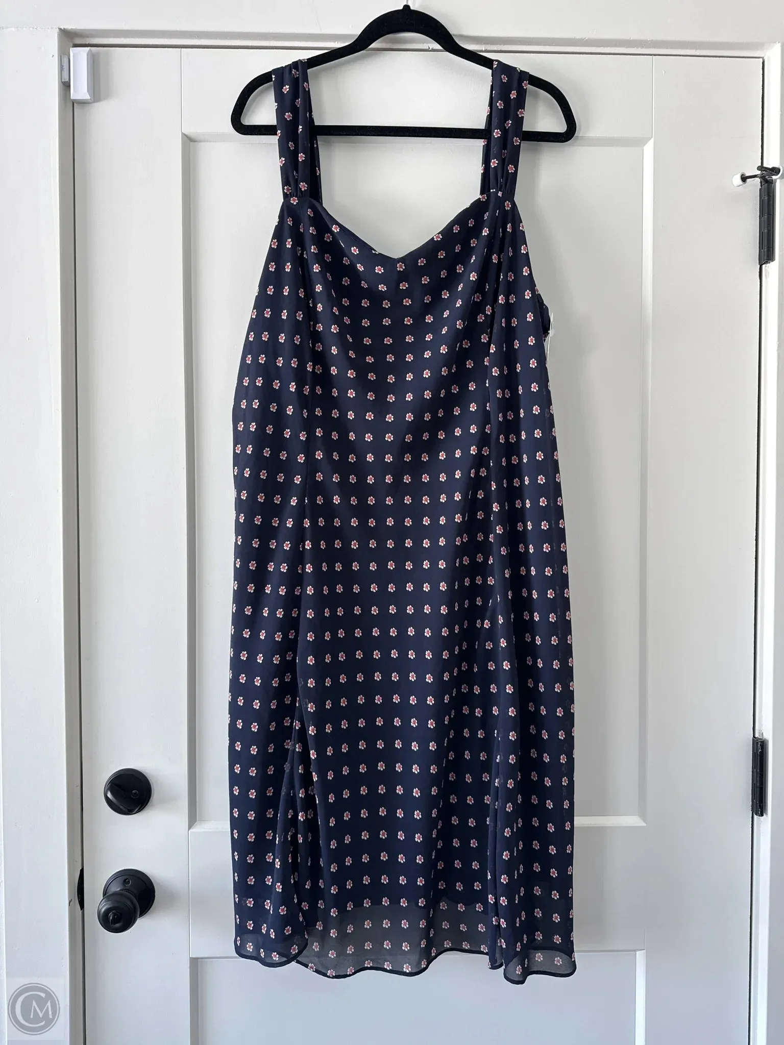 Dress Casual Midi By Cb Studio In Blue, Size: 24