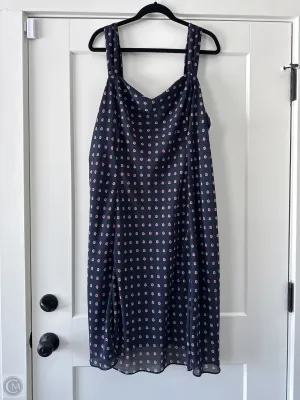Dress Casual Midi By Cb Studio In Blue, Size: 24