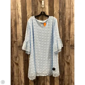 Dress Casual Midi By Cme In Blue, Size: 3x