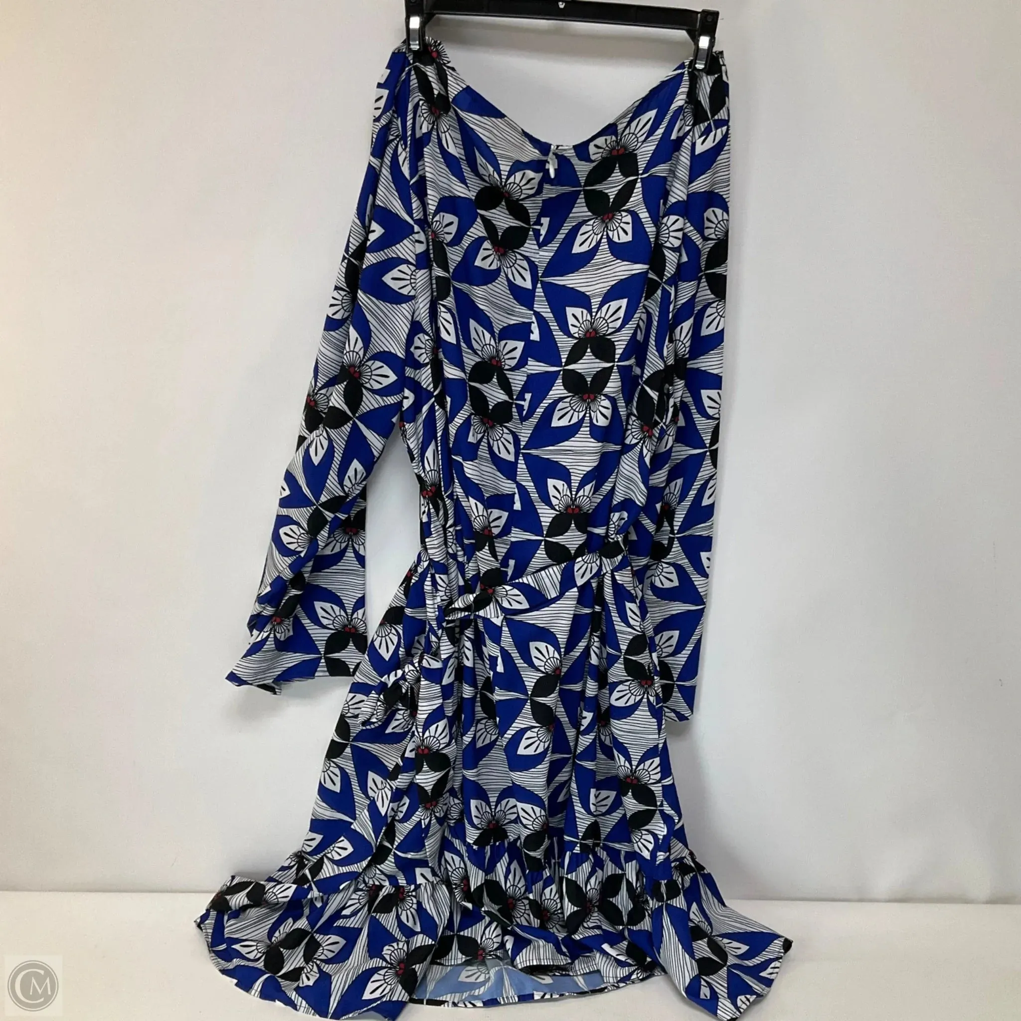 Dress Casual Midi By Eloquii In Multi-colored, Size: 22
