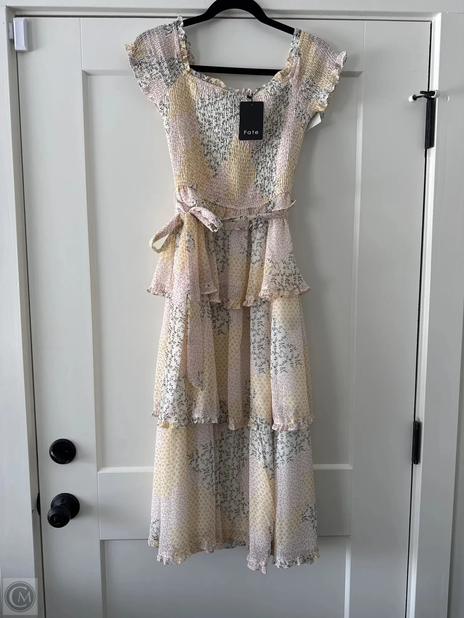 Dress Casual Midi By Fate In Cream, Size: S
