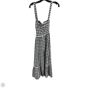Dress Casual Midi By Loft In Black & White, Size: 10