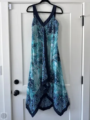 Dress Casual Midi By Style And Company In Blue, Size: Xl