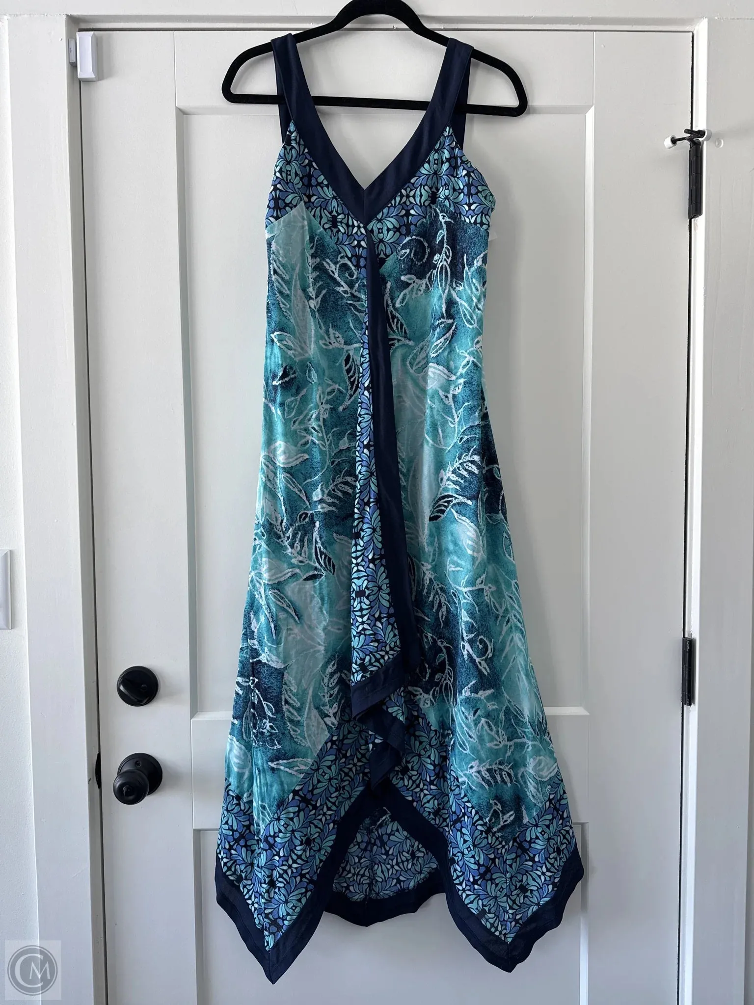 Dress Casual Midi By Style And Company In Blue, Size: Xl