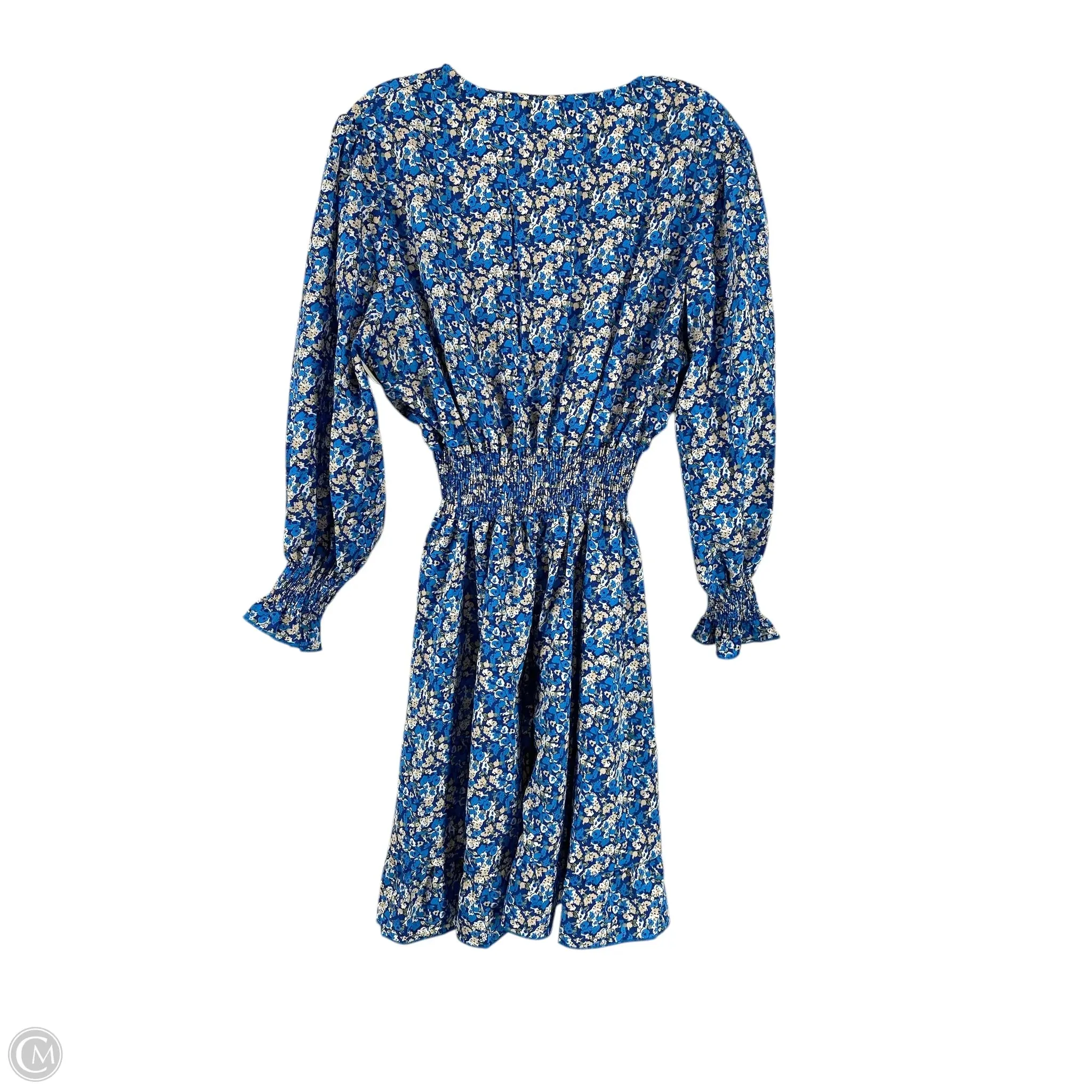 Dress Casual Short By Clothes Mentor In Blue, Size: L