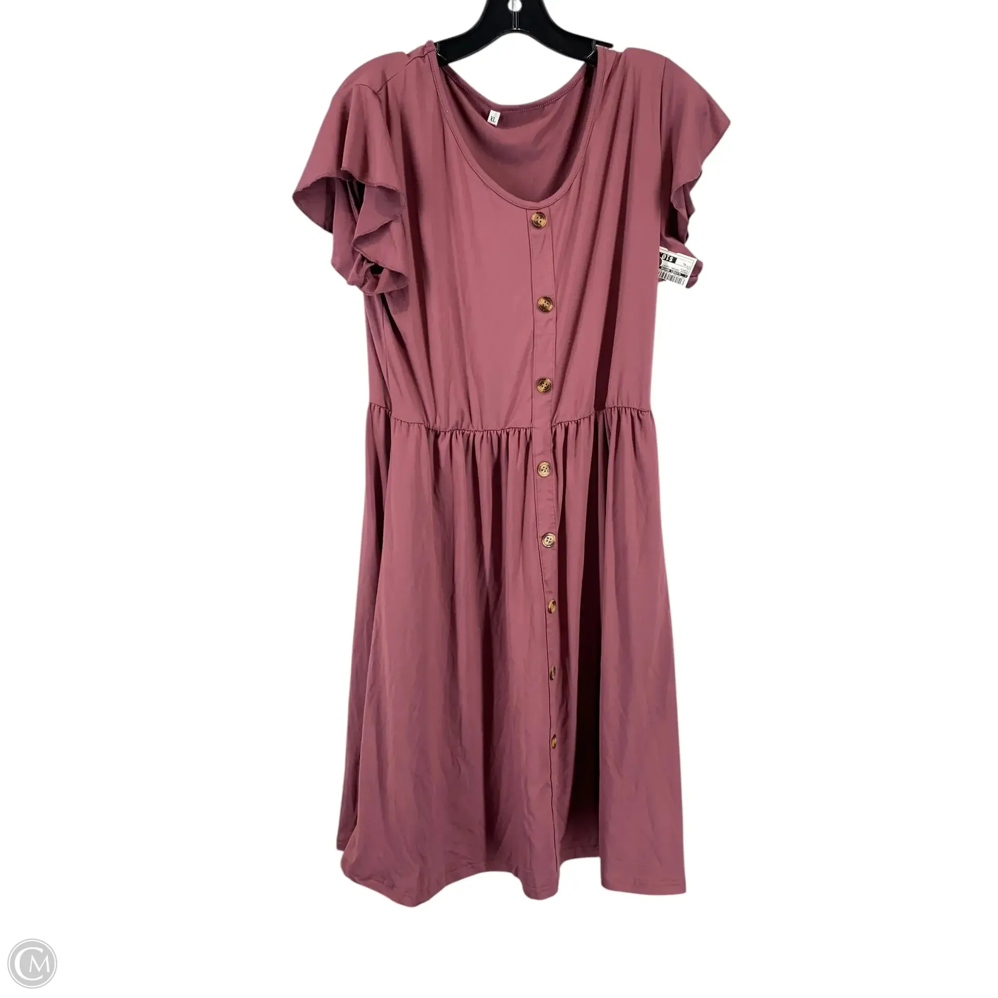 Dress Casual Short By Clothes Mentor In Purple, Size: Xl