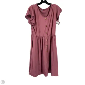 Dress Casual Short By Clothes Mentor In Purple, Size: Xl
