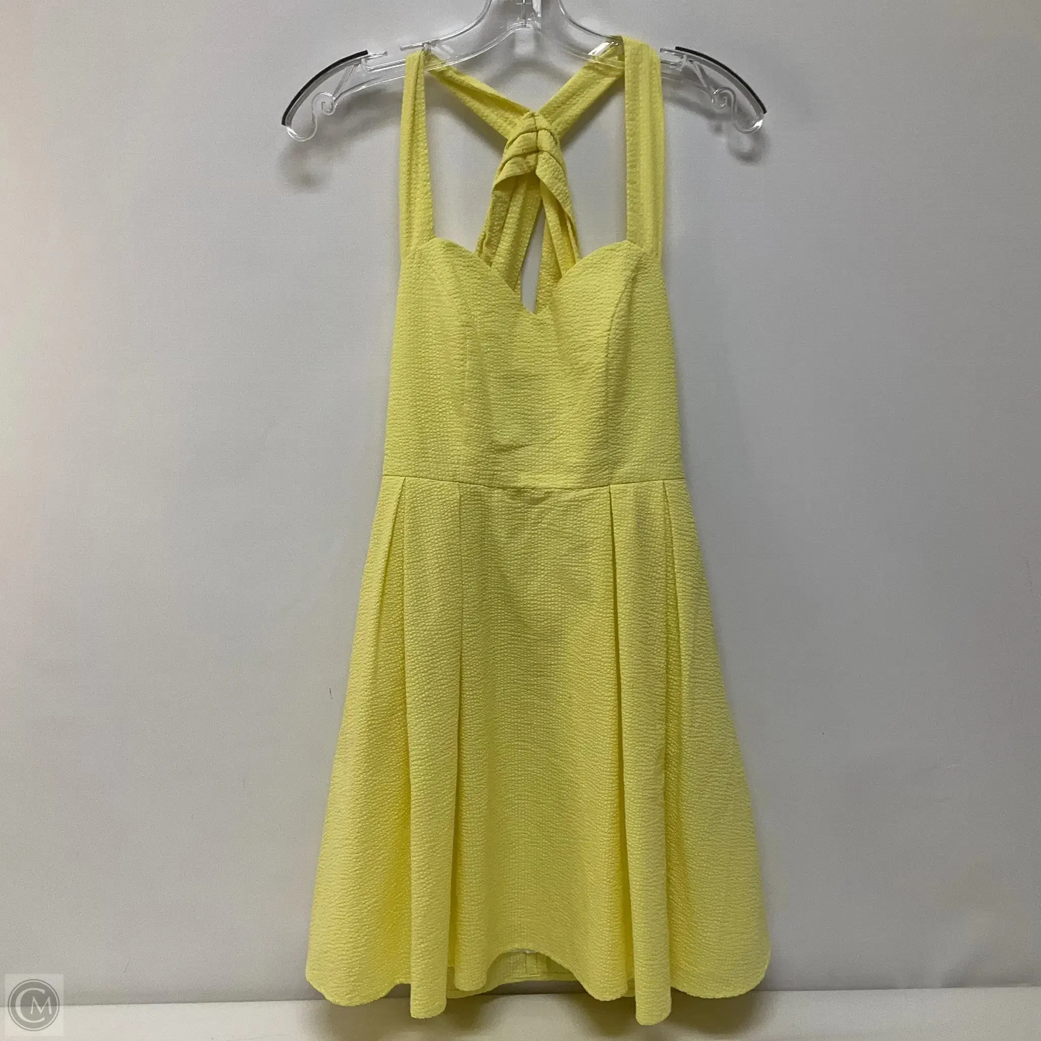Dress Casual Short By Lauren James In Yellow, Size: Xs
