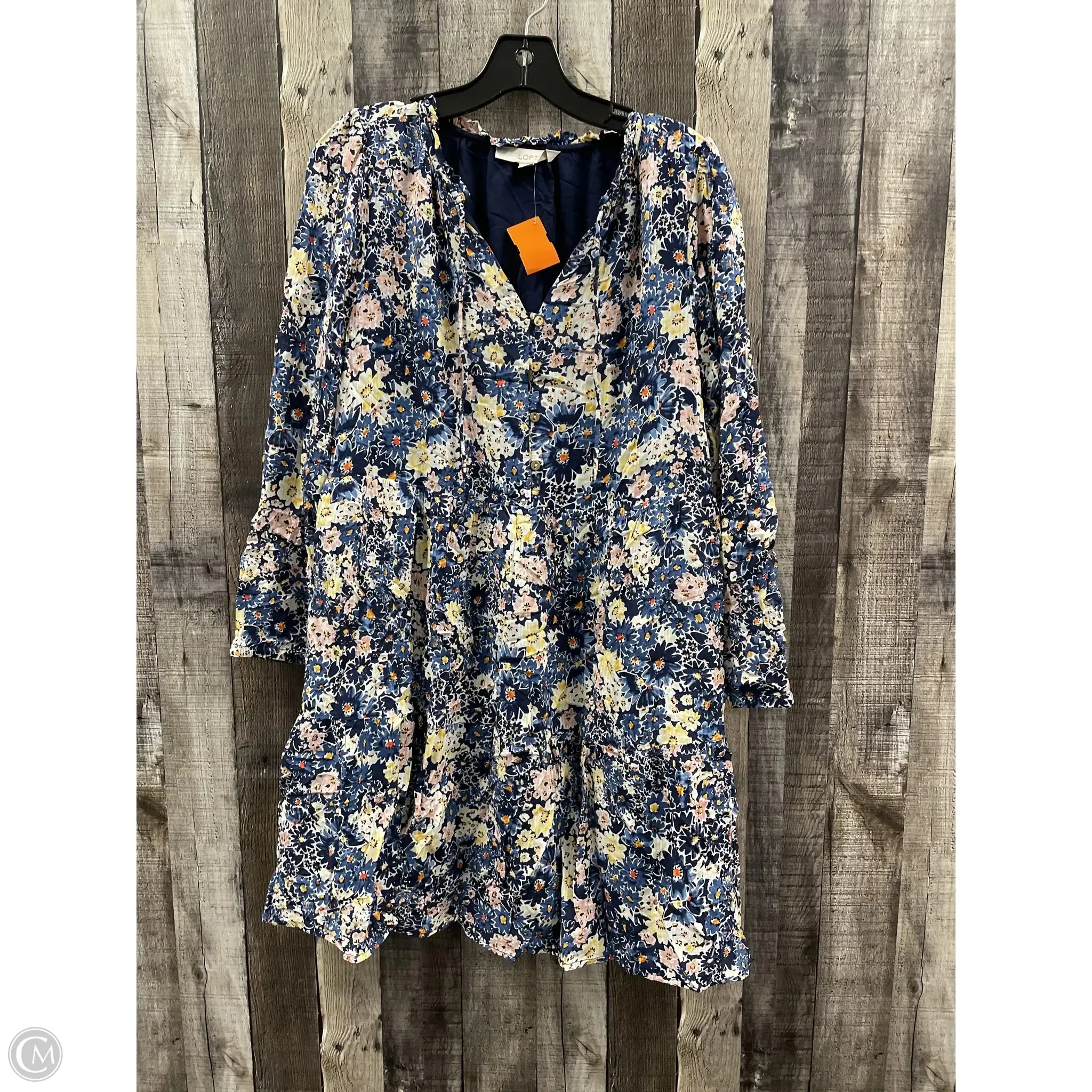 Dress Casual Short By Loft In Floral Print, Size: M