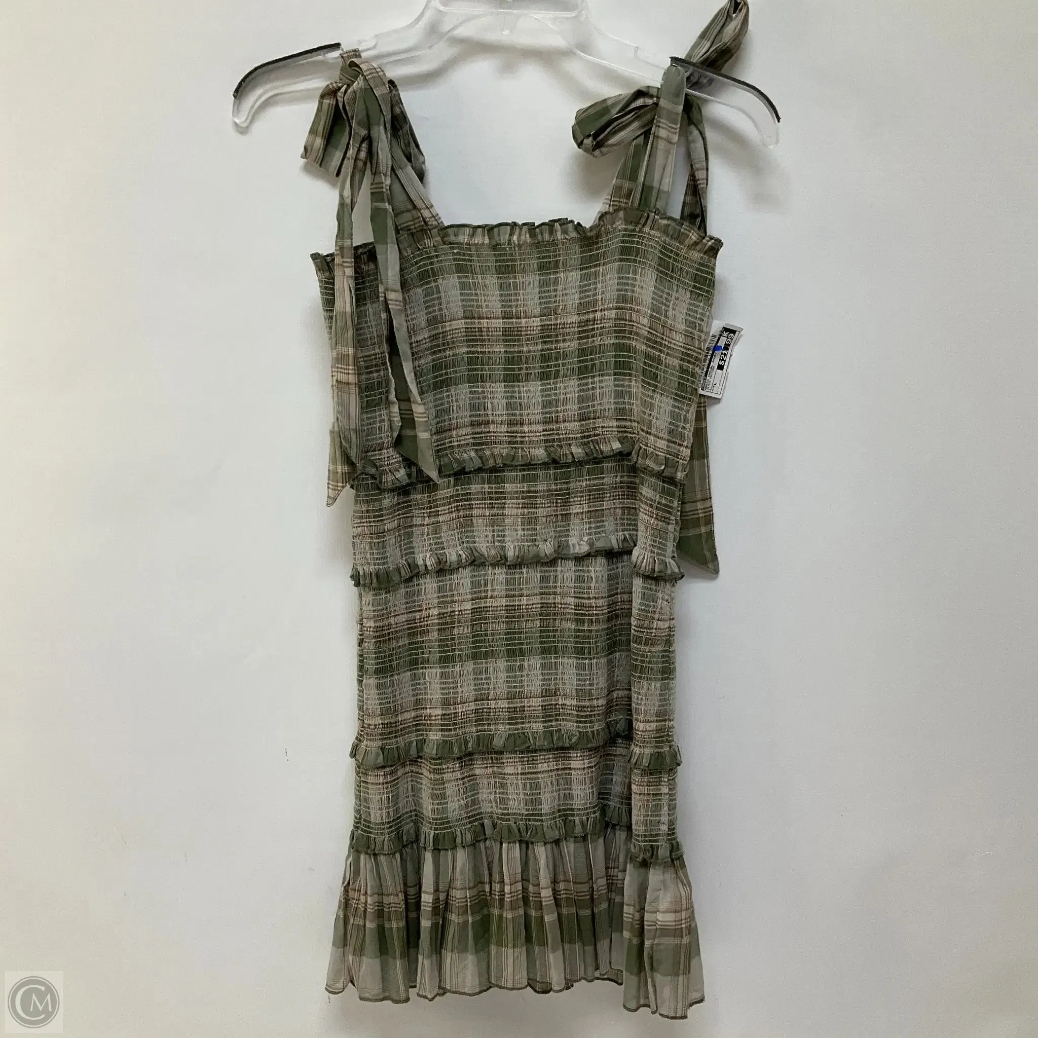 Dress Casual Short By Mable In Plaid Pattern, Size: L