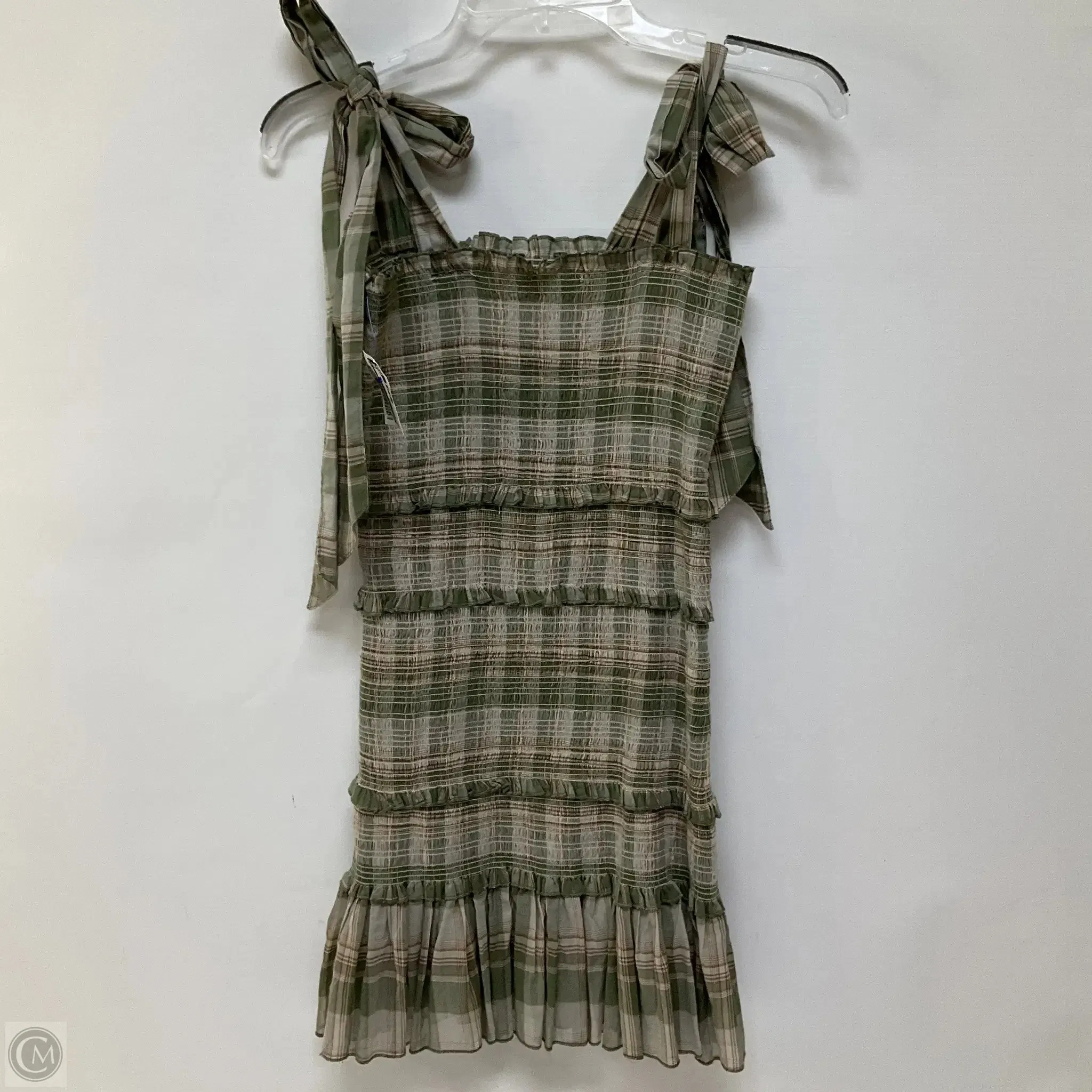 Dress Casual Short By Mable In Plaid Pattern, Size: L