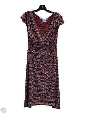 Dress Casual Short By Max Studio In Red, Size: M