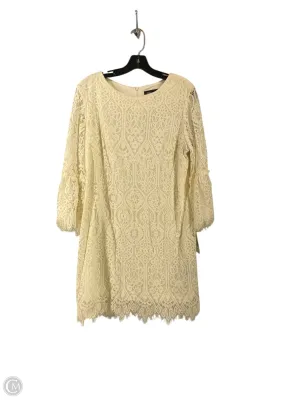 Dress Casual Short By Ronnie Nicole In Cream, Size: 16