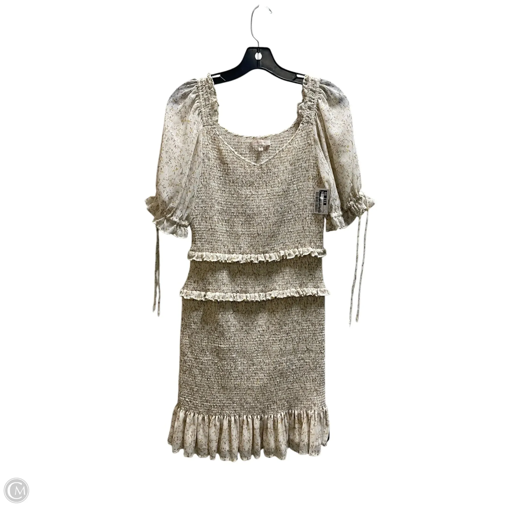 Dress Casual Short By Skies Are Blue In Tan, Size: M