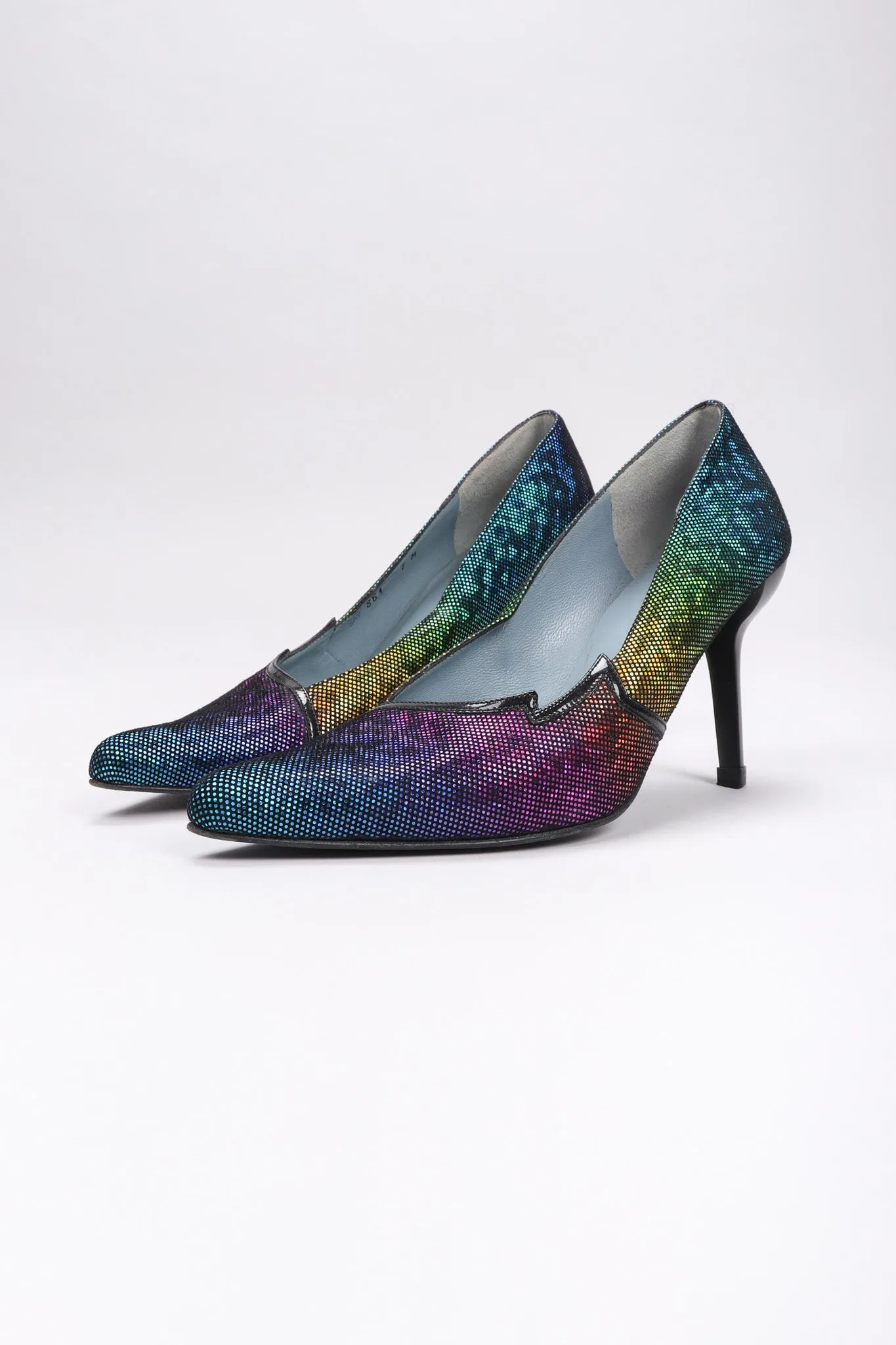 Electric Rainbow Holo Heels