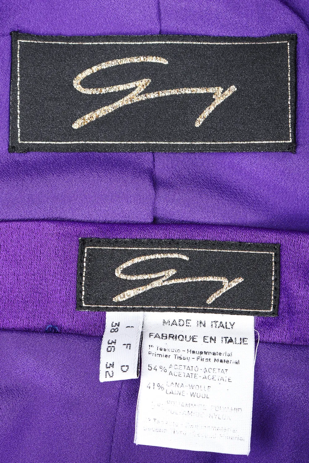 Electric Satin Jacket & Skirt Power Suit