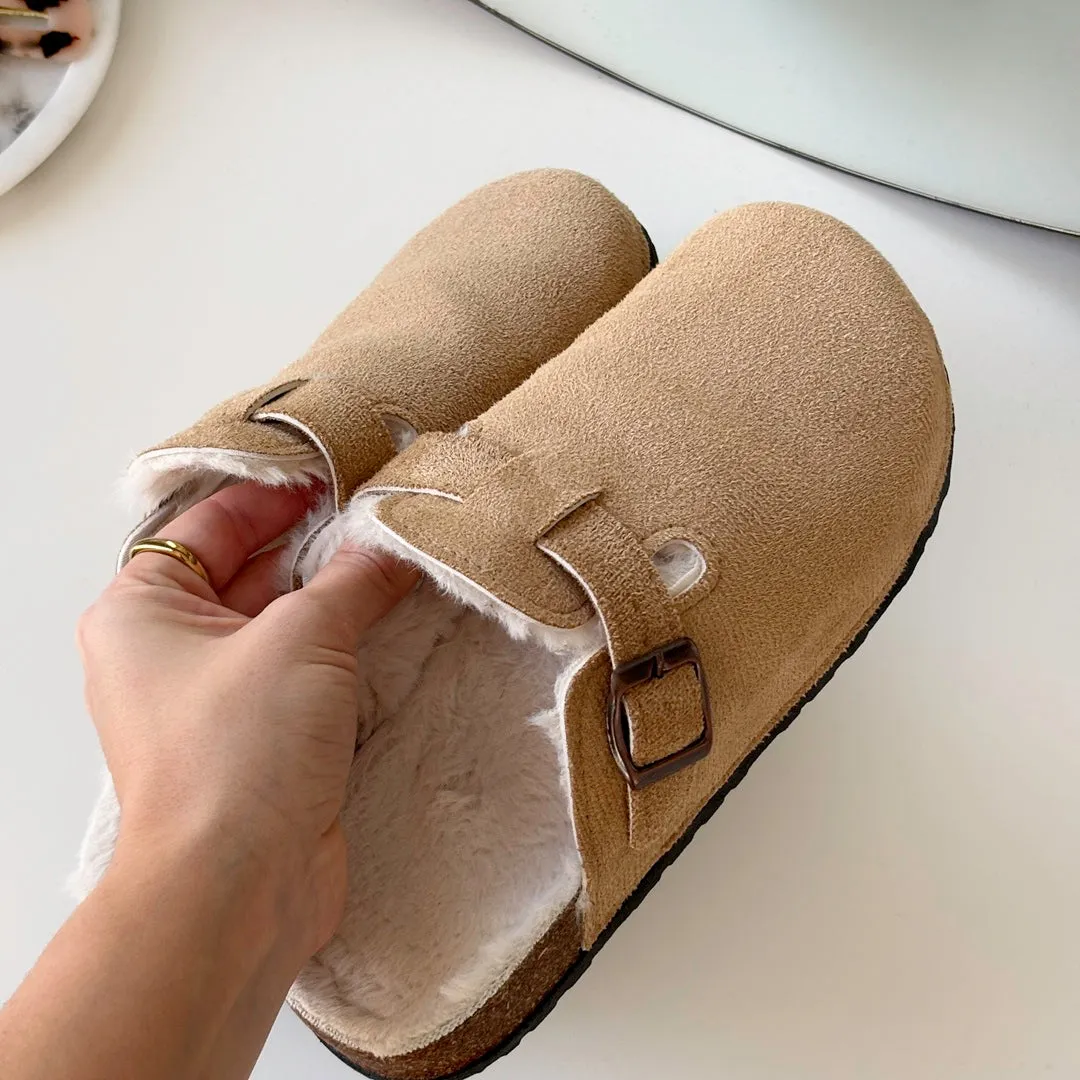 Elle Suede Clogs