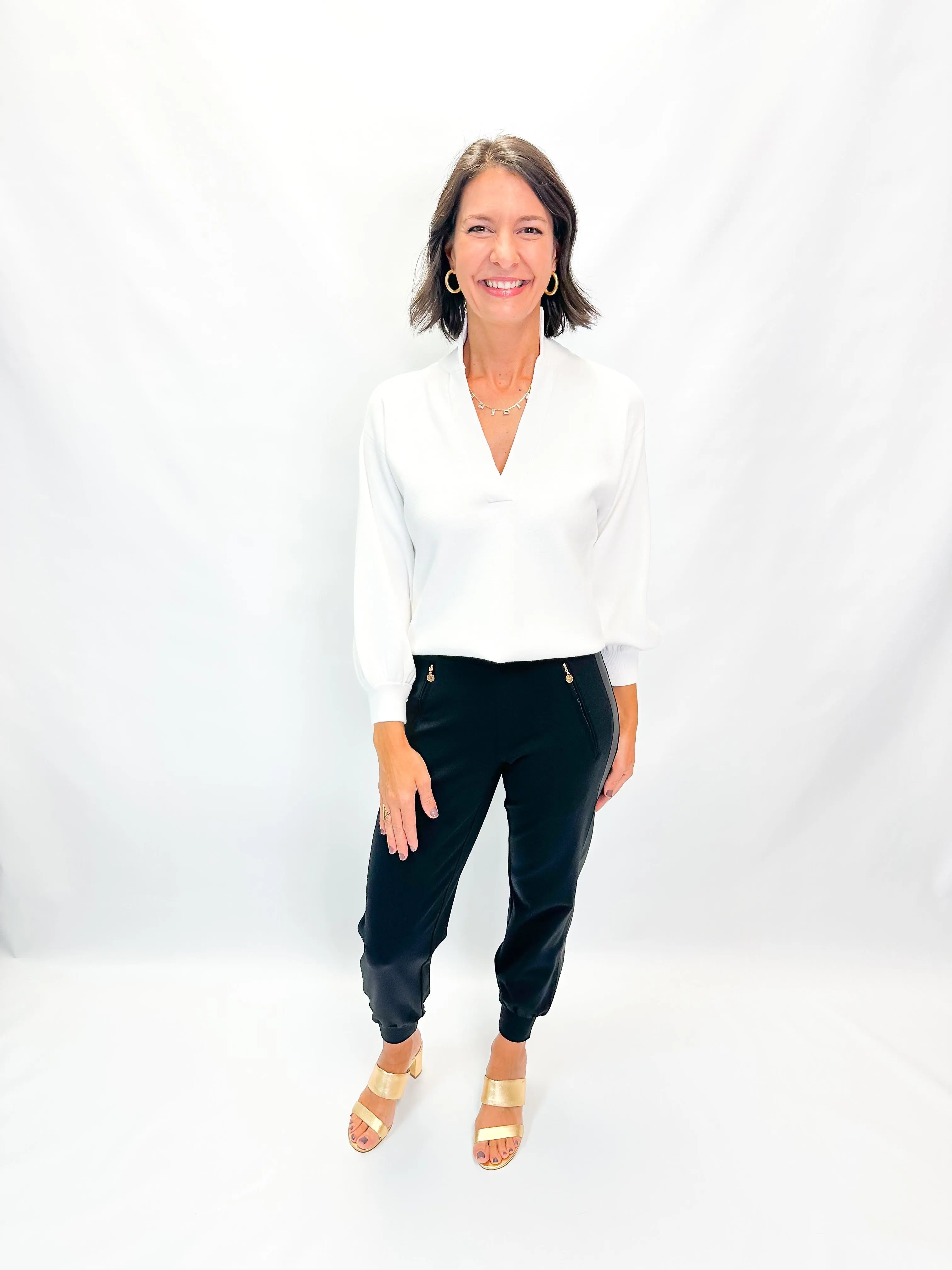 Emily McCarthy Downtown Jogger - Black Ponte