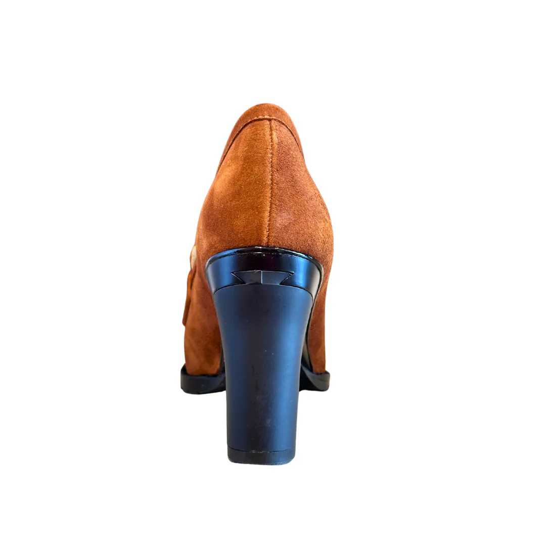 Emma Tobacco Nubuck Loafer
