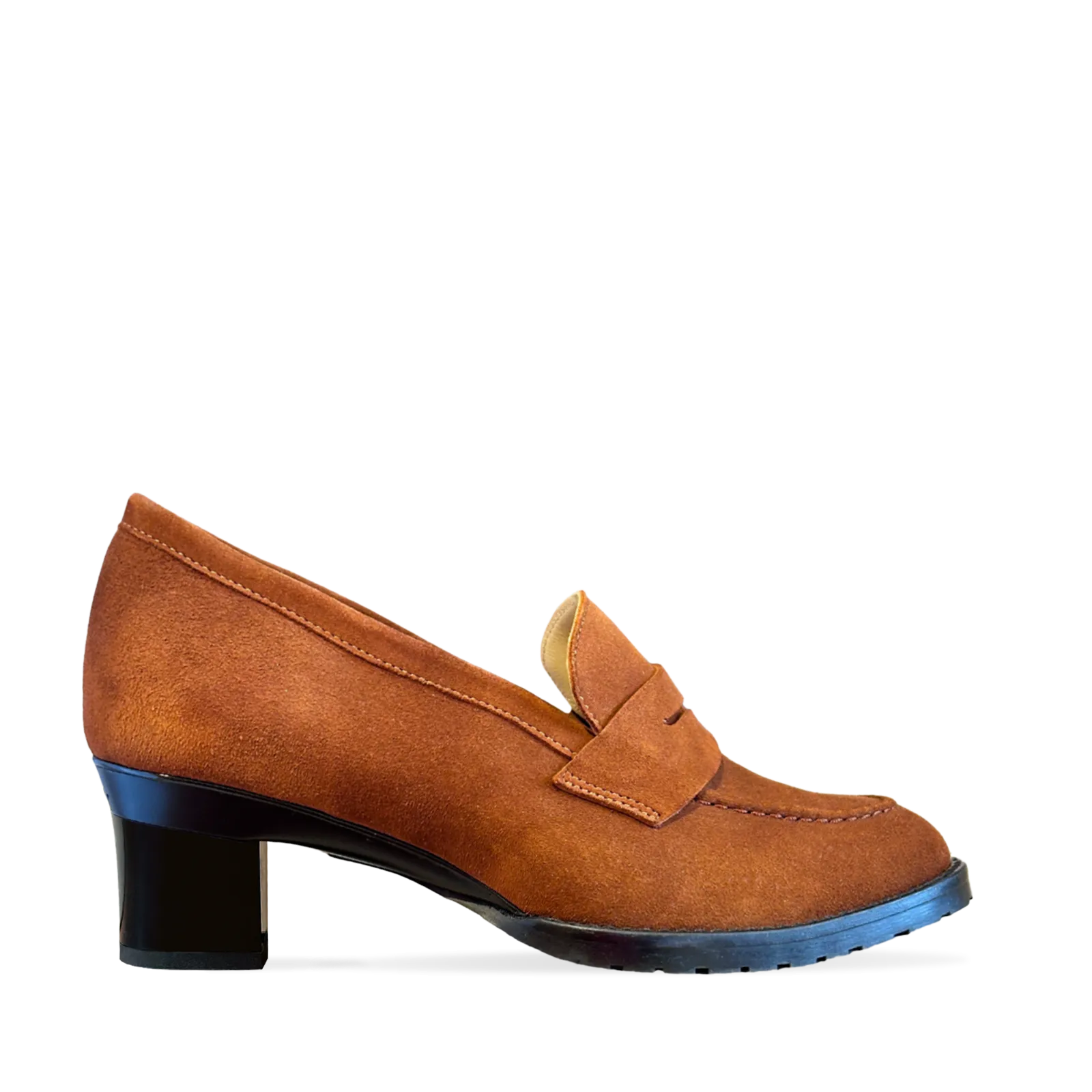 Emma Tobacco Nubuck Loafer